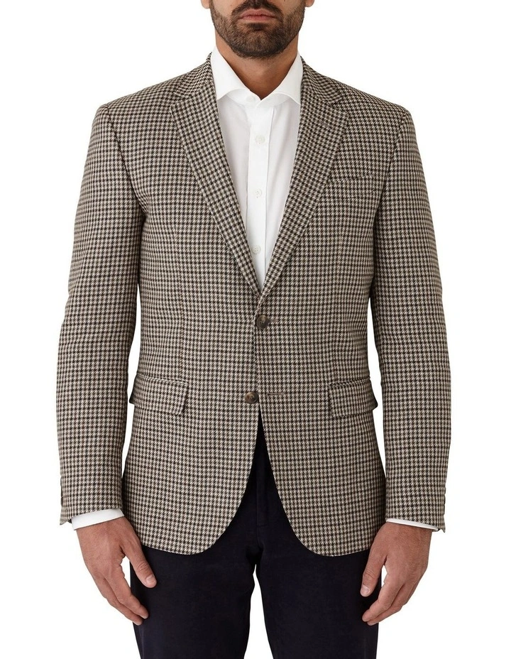 Hawthorn Modern Fit Sports Jacket in Brown