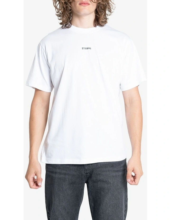 Minimal Merch Fit Tee in White