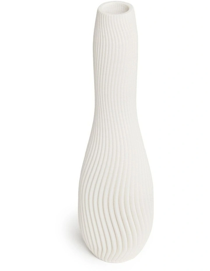 Lila Vase 32cm in White
