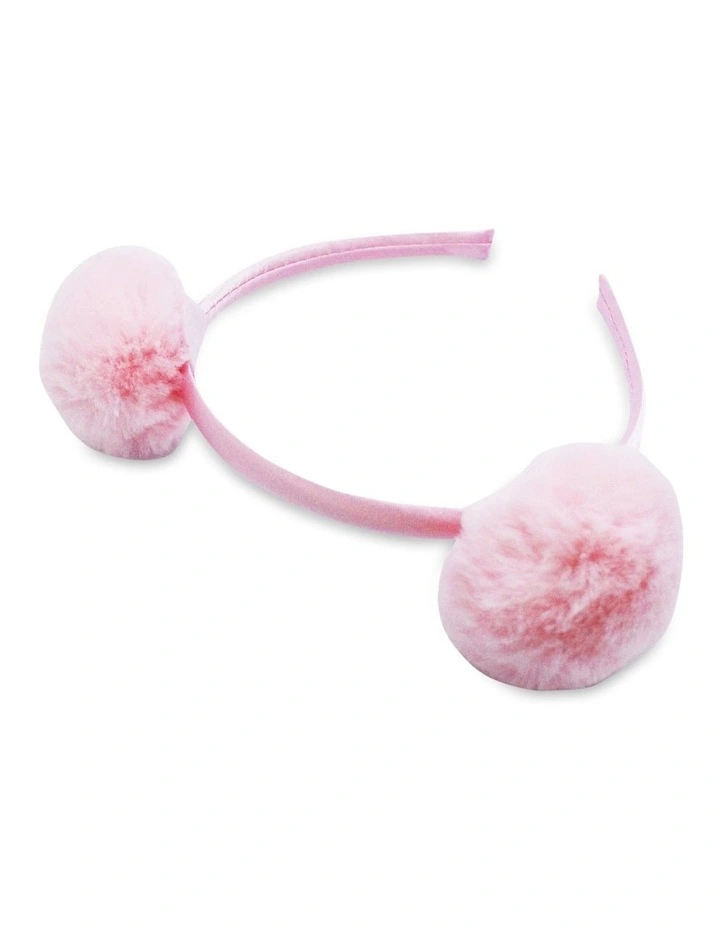 Fur Headband in Pink
