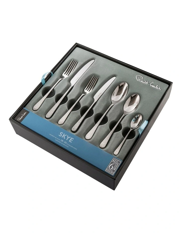 Skye Cutlery Set 42pc Silver