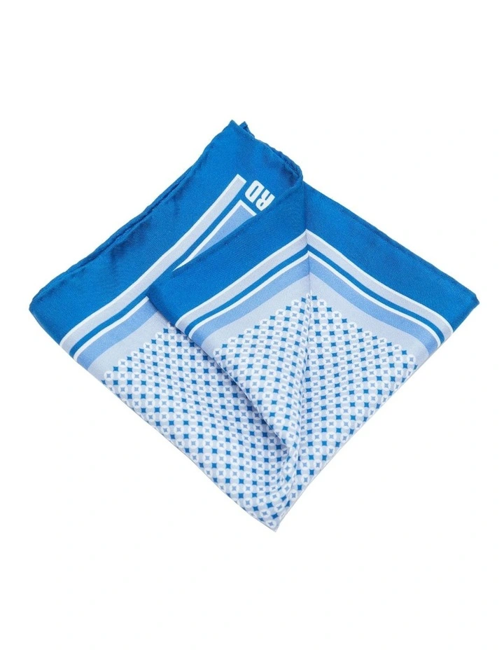 Pierre Pocket Square in Blue Multi