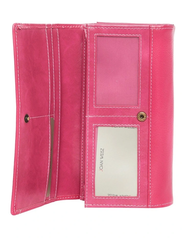 Dakota Pink Flap Over Wallet JWF044