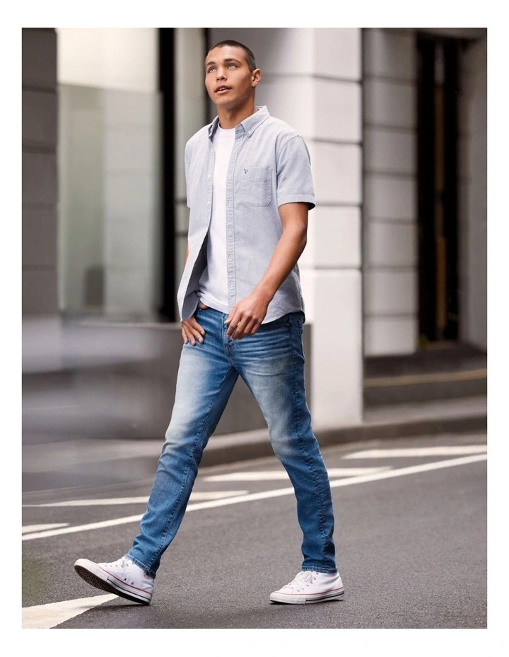 Airflex Slim Jean in Blue