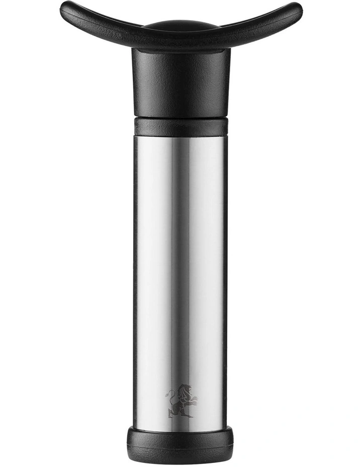 Cocktail and Co Wine Vacuum Pump With 2 Stopper Gift Boxed in Silver