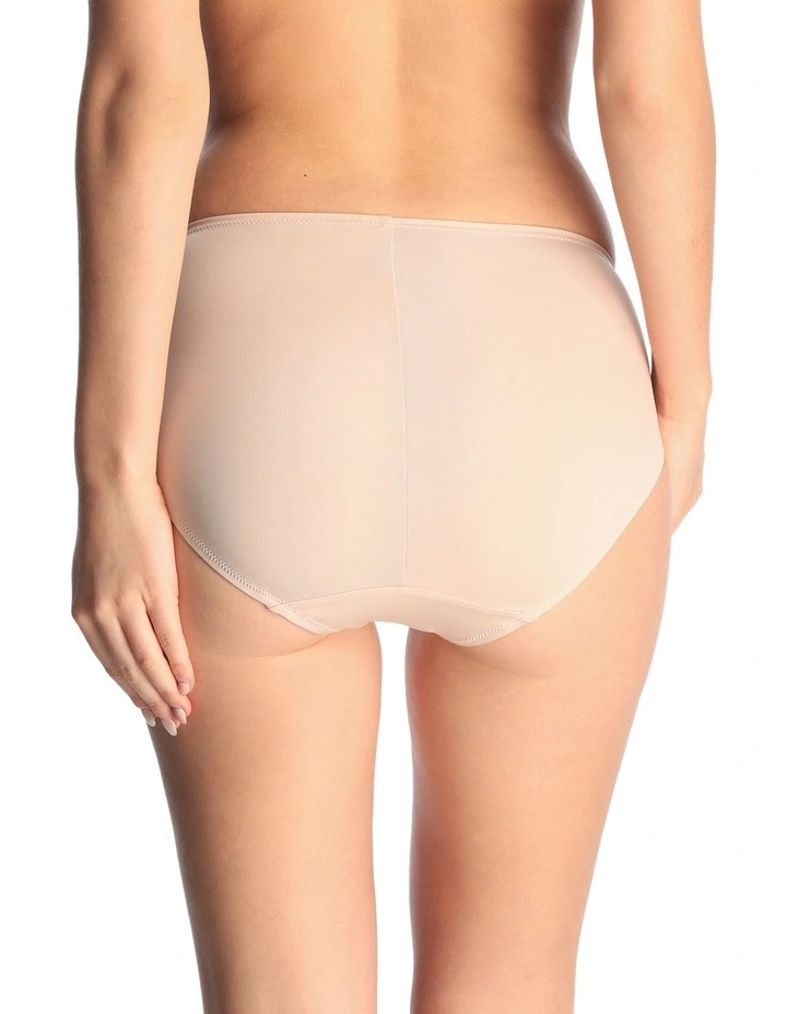 No Ride Up Micro High Cut Brief in Beige