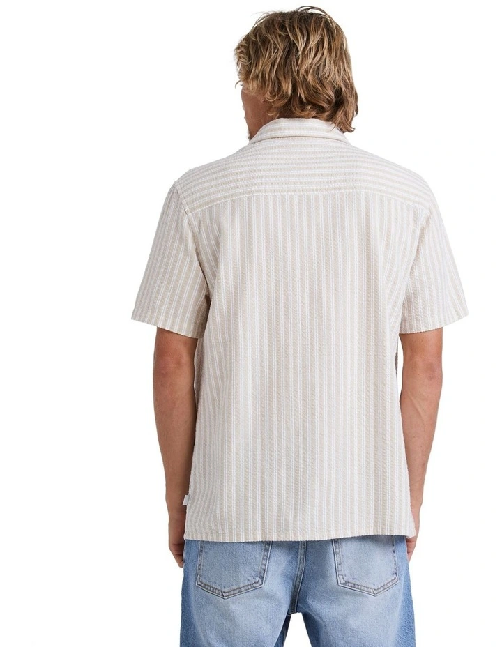 Streak Short Sleeve Shirt in Plaza Taupe