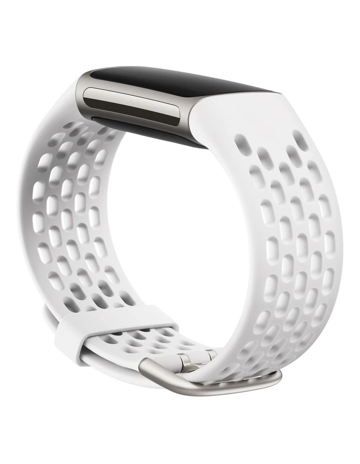 Charge 5 Sport Band Frost White Small