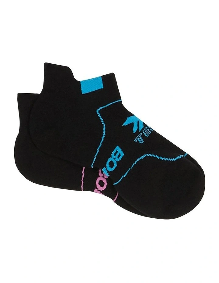 Women's X-Temp Sport Low Cut Socks 2 Pack in Black