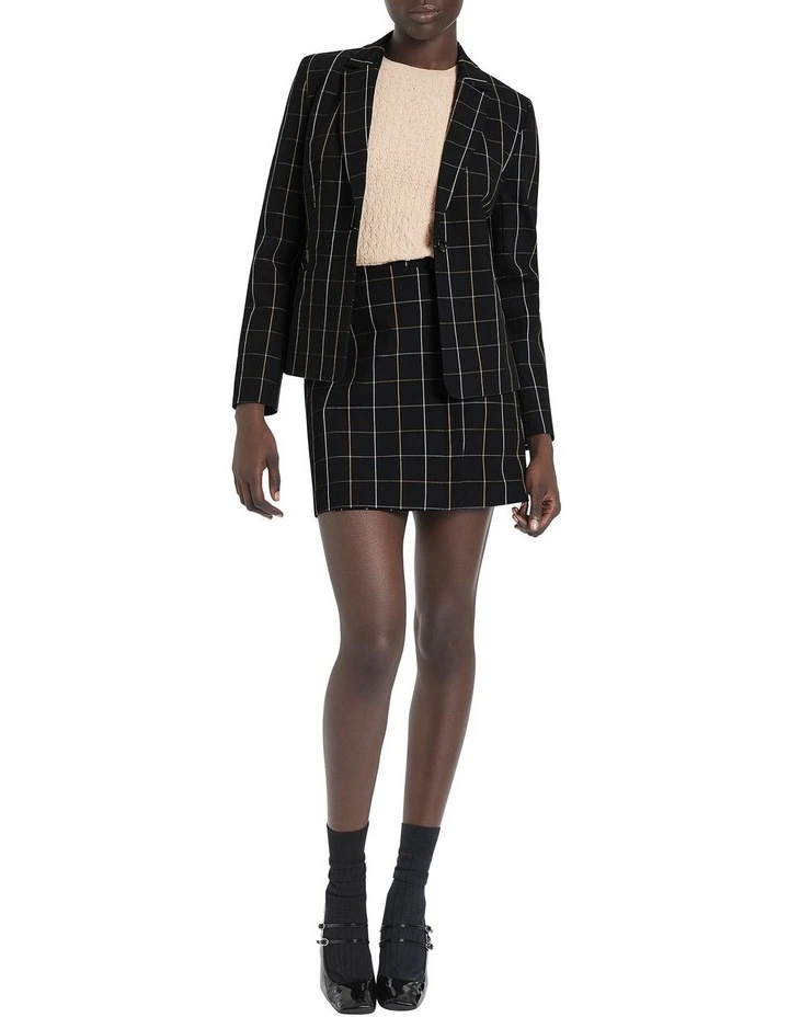 Night Life Blazer in Black Multi