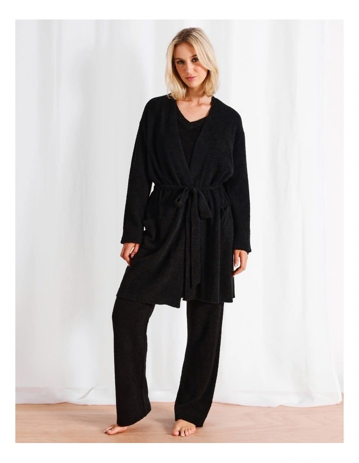 Boucle Robe in Black