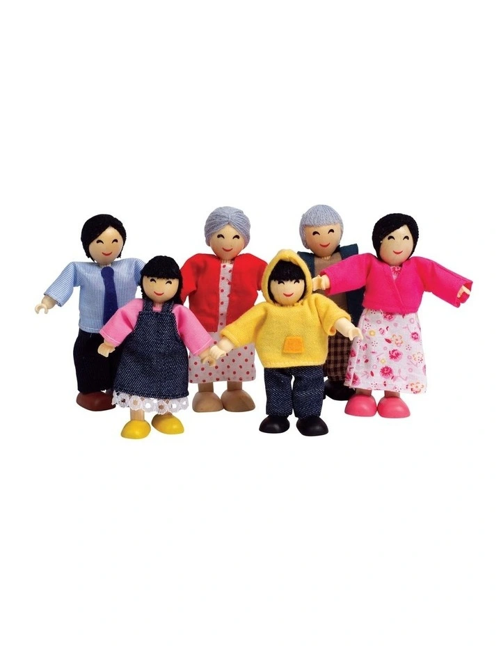 Happy Family Asian Dolls Playset