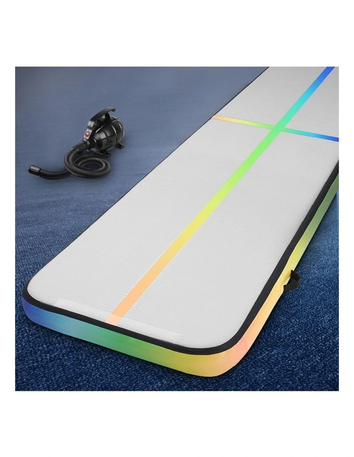Air Track Exercise Inflatable Mat Pump 5M in Multi