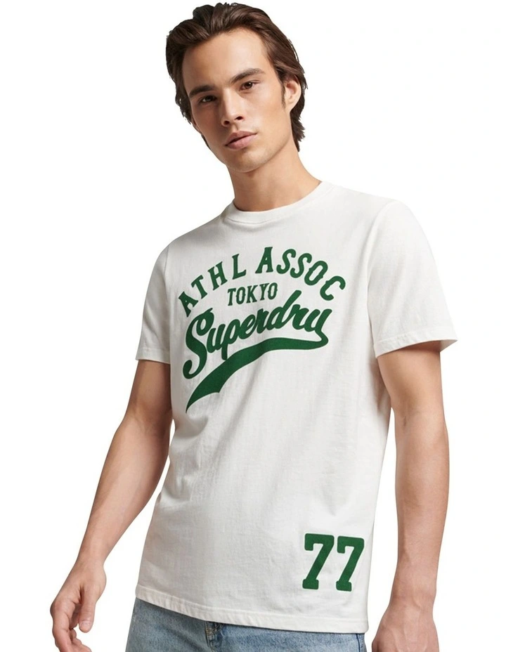 Home Run Tee in Ecru