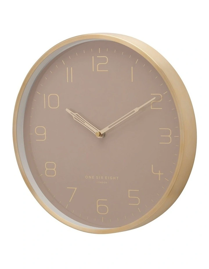 Lily 30Cm Dusty Rose Silent Wall Clock
