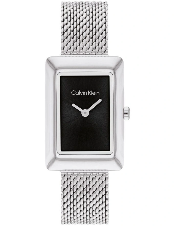 Stainless Steel Watch in Black