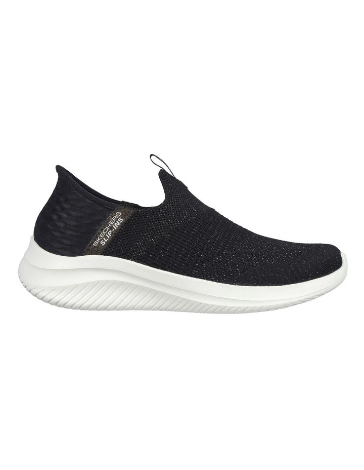 Slip-ins Ultra Flex 3.0 Glitter Me Sneaker in Black/Gold