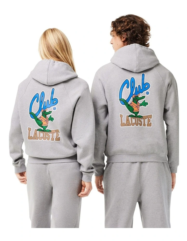 Winter Elevated Fleece Hoodie in Silver Chine