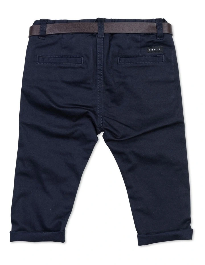 Cuba Stretch Chino (0-2 years) in Navy