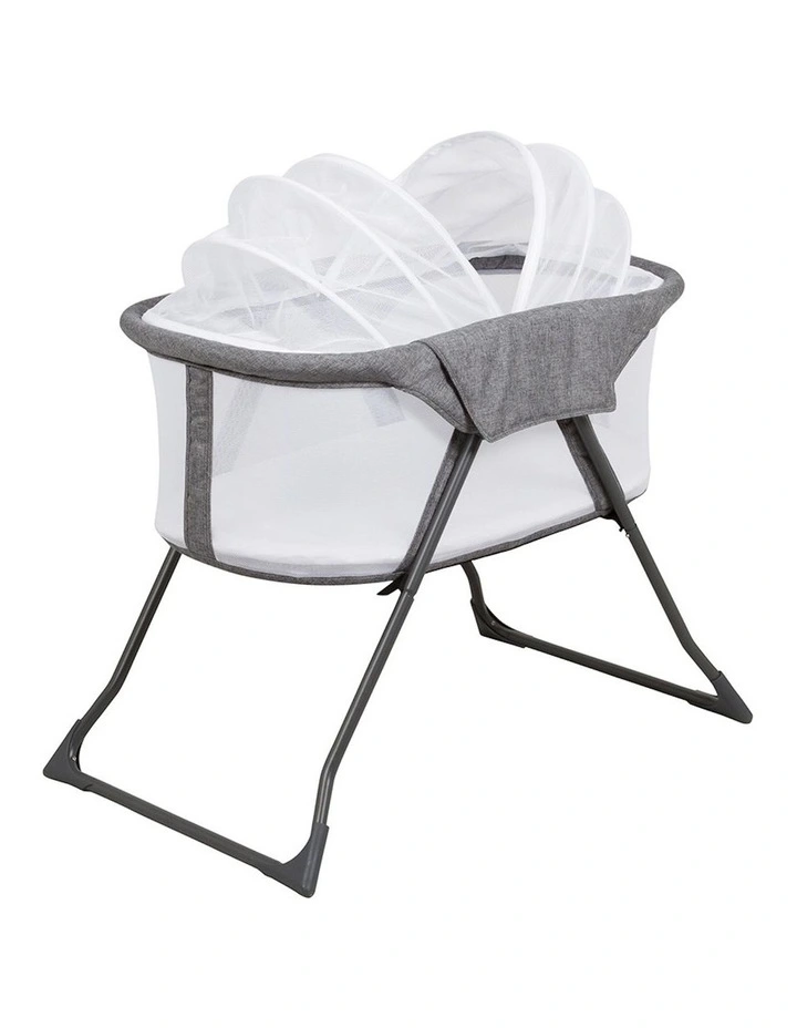 Maya Travel Bassinet in Storm Cloud