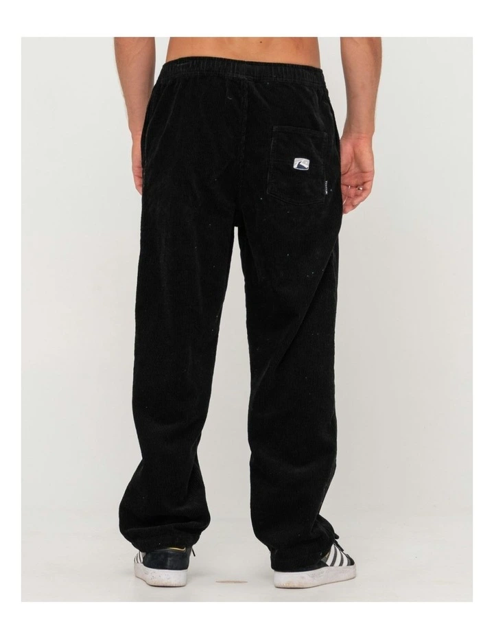 Gary Loose Elastic Cord Chino in Black