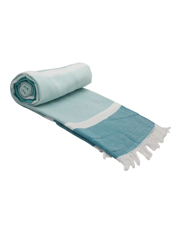 Cotton Beach Towel in Ocean