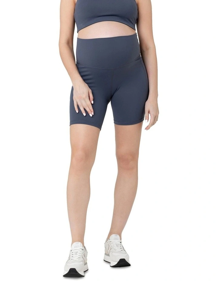 Tempo Bike Short in Blue Steel