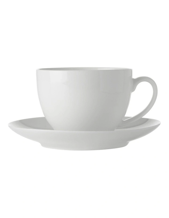 Basics Cup & Saucer 280ml in White