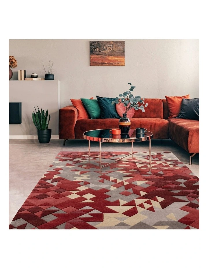 Asiatic Enigma Rug in Red