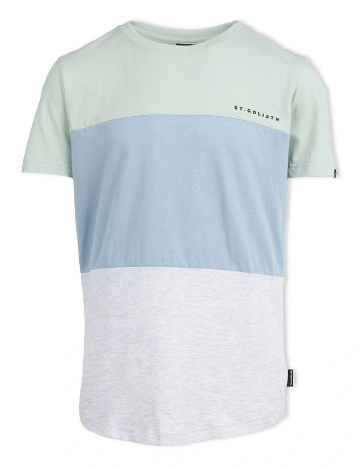Colour Block Tee (3-7 Years) in Green