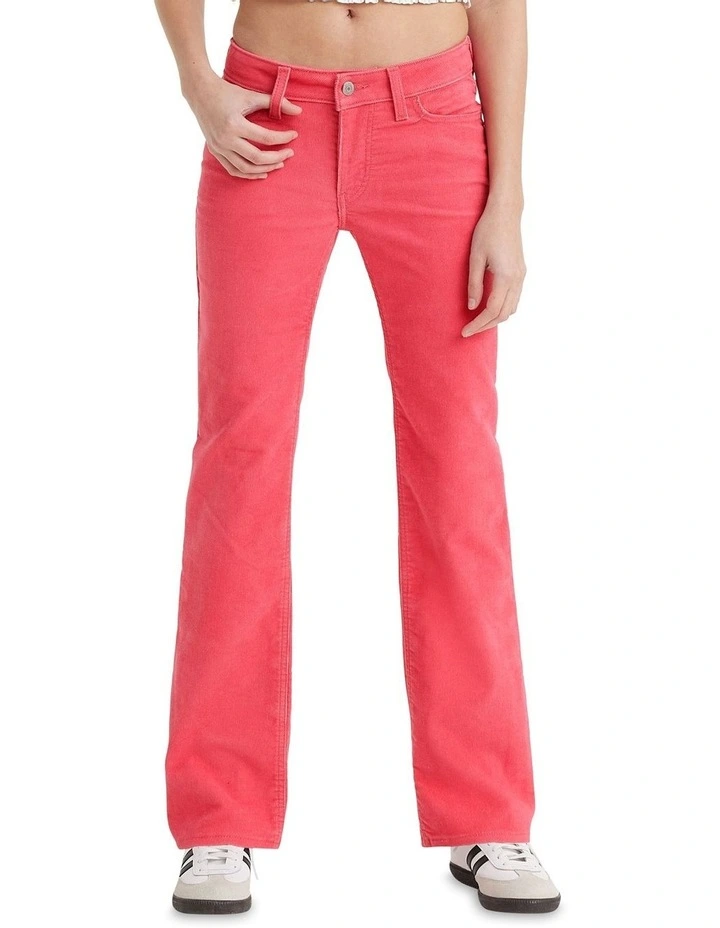 Superlow Bootcut Pants in Italian Rose