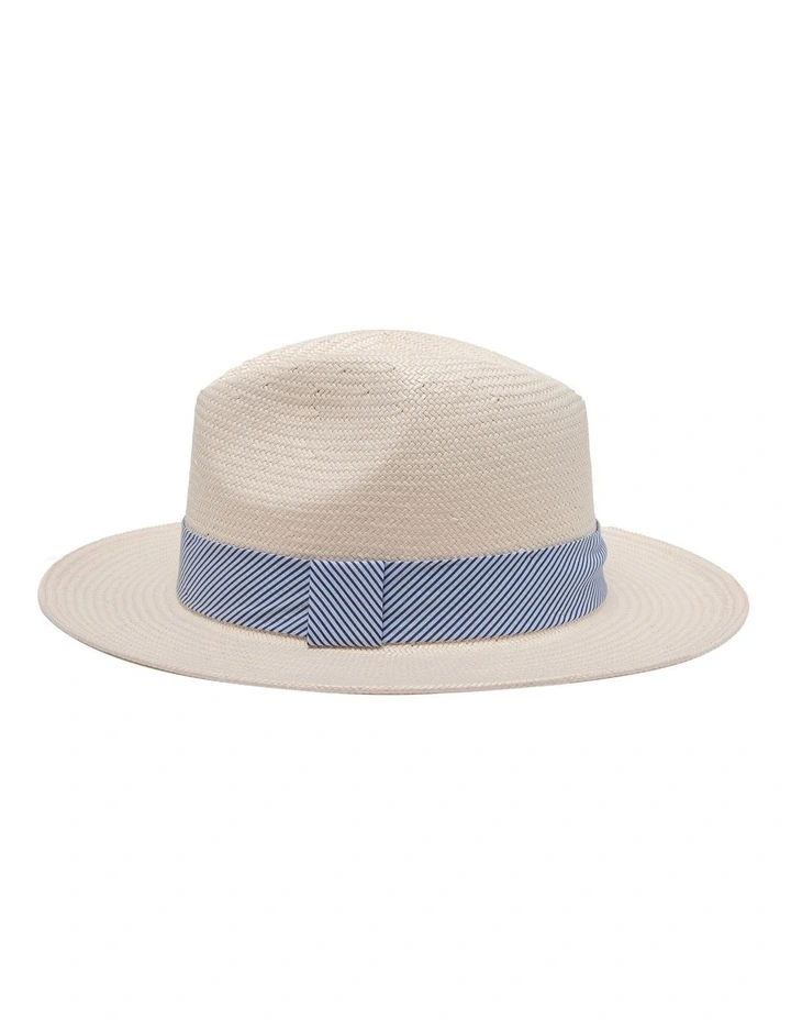Portofino Fedora in White