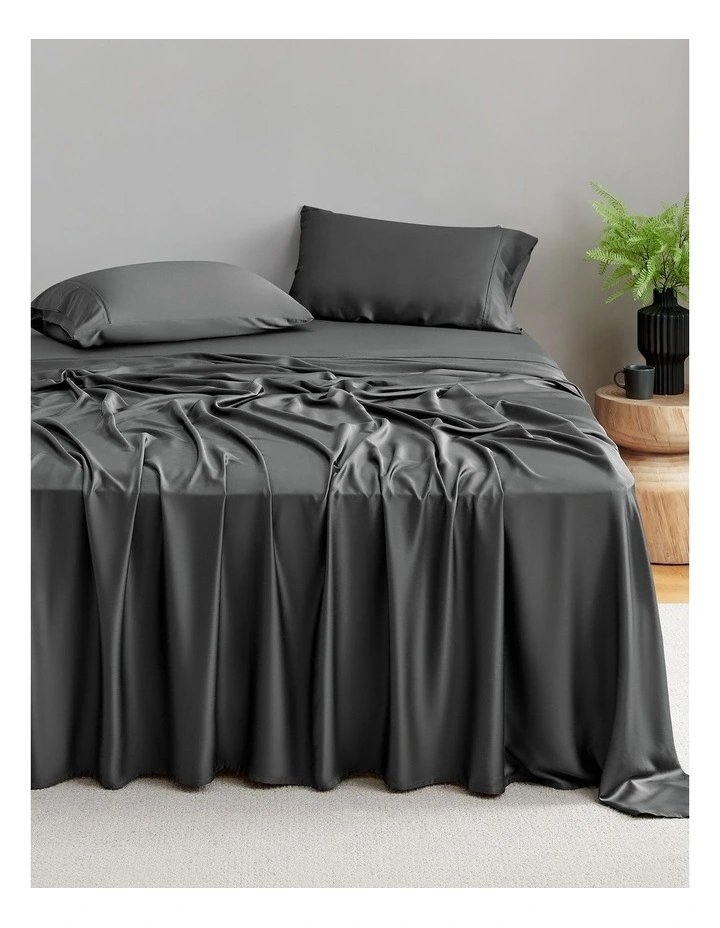 Bamboo Sheet Set in Charcoal