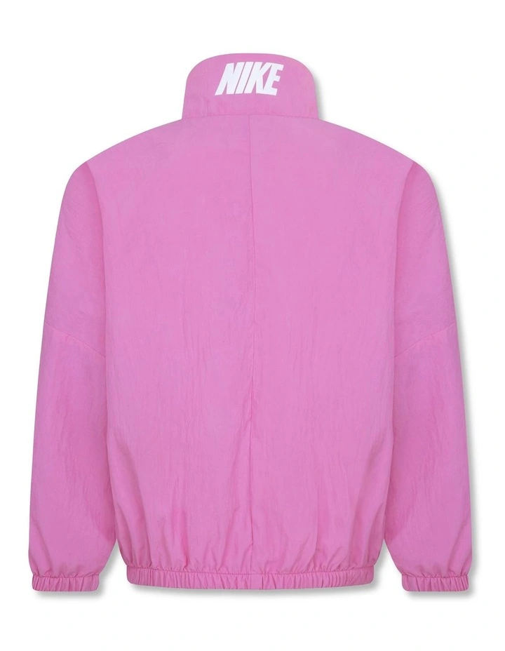 Swoosh Windbreaker Jacket in Pink