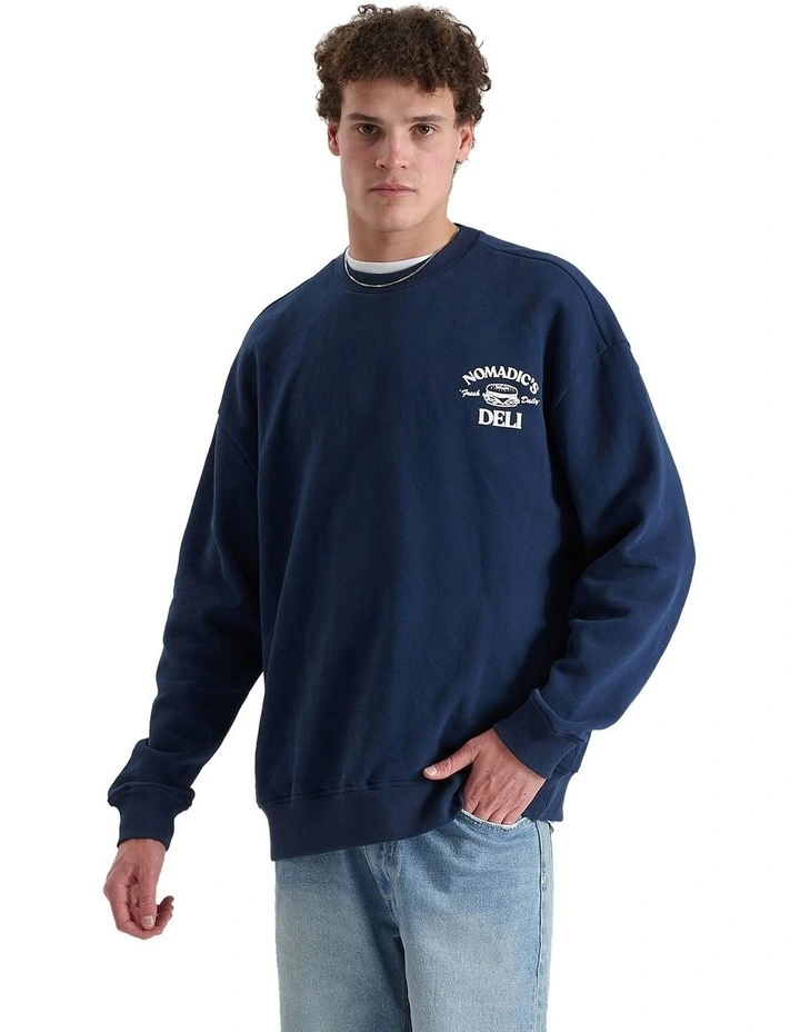Arancini Relaxed Sweater in Pageant Blue