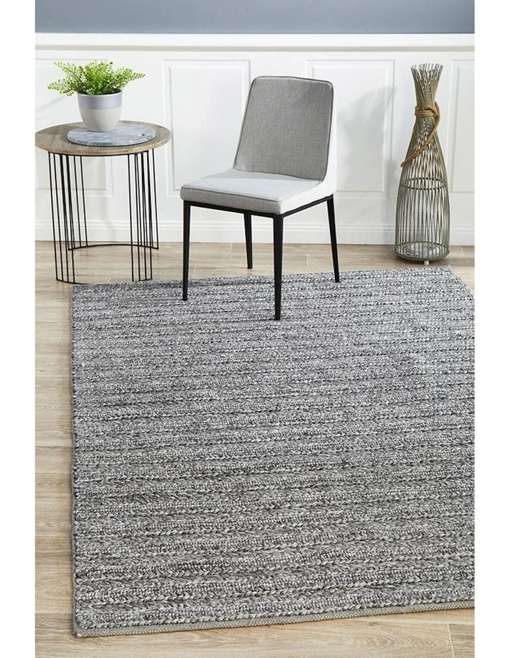 Harvest Steel Rug in Grey