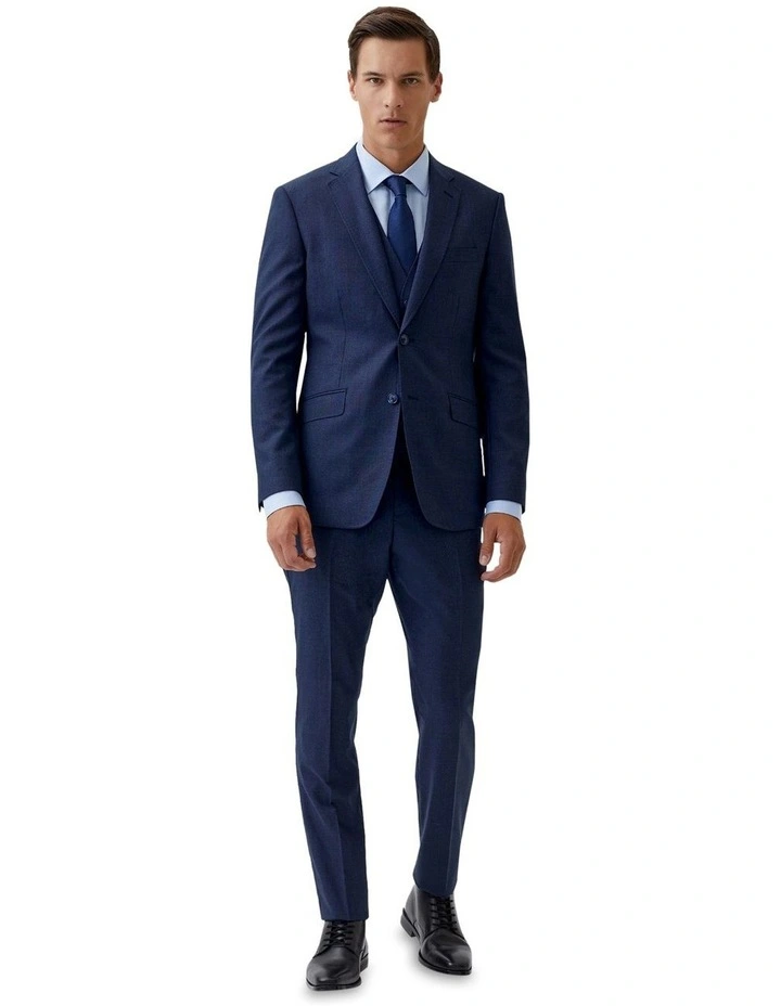 New Hopkins Wool Suit Jacket in Navy