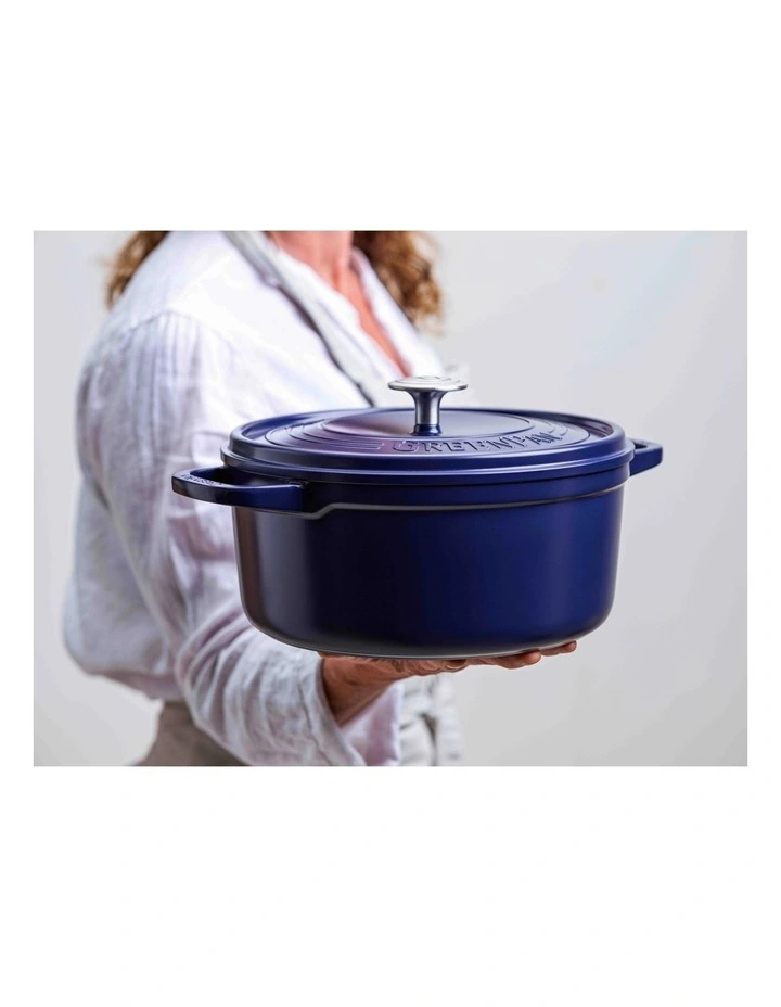 Featherweights 28cm/6.6L Casserole with lid Dark Blue