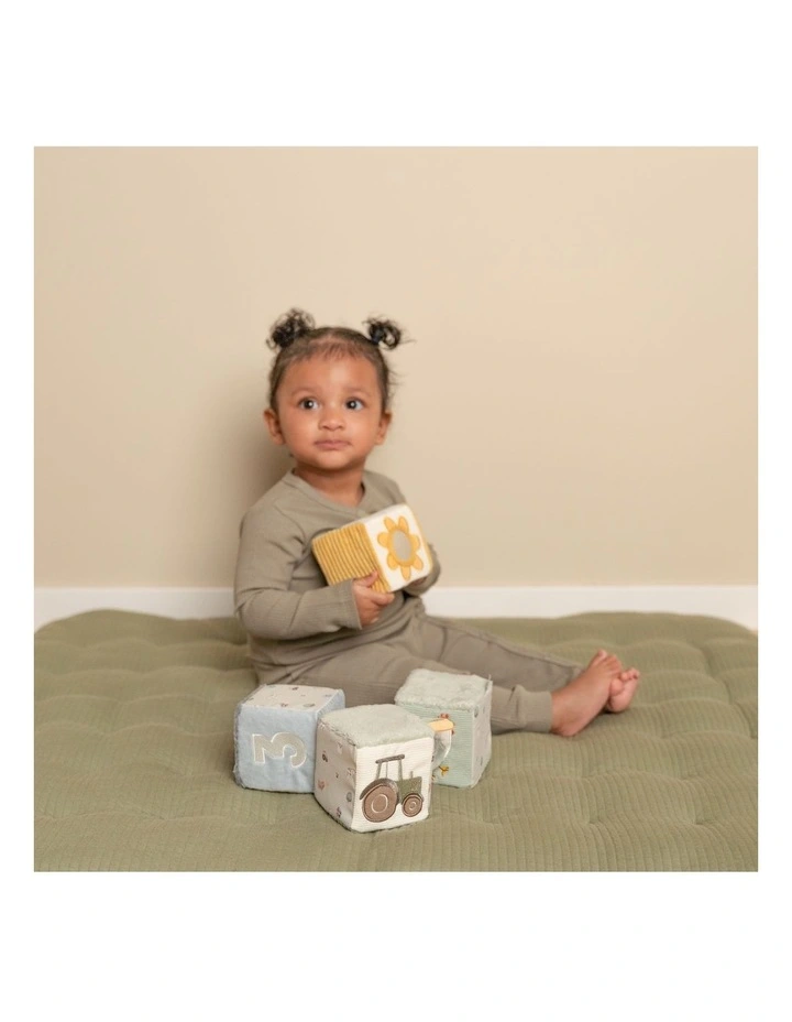 Little Farm 4 Soft Blocks Toy