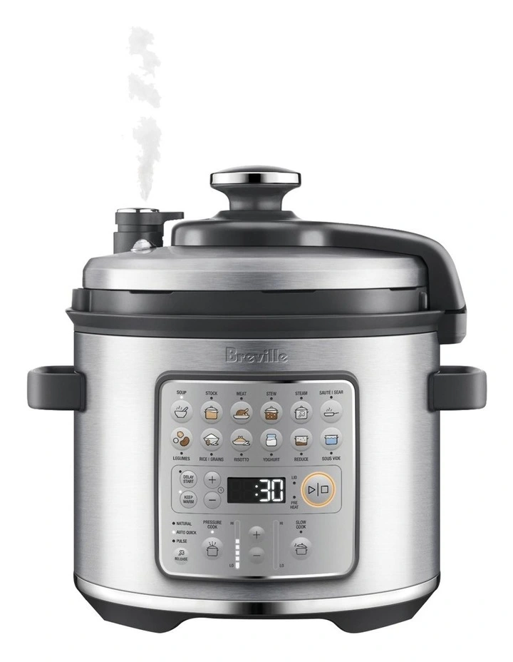 The Fast Slow Go Brushed Cooker BPR680BSS in Stainless Steel