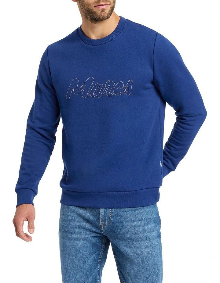 My Word Fleece Sweatshirt in Sapphire