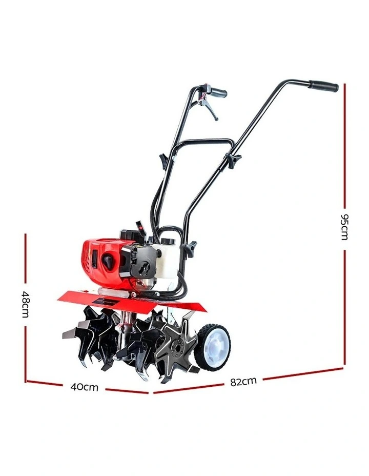 Garden Cultivator Tiller 82CC in Red