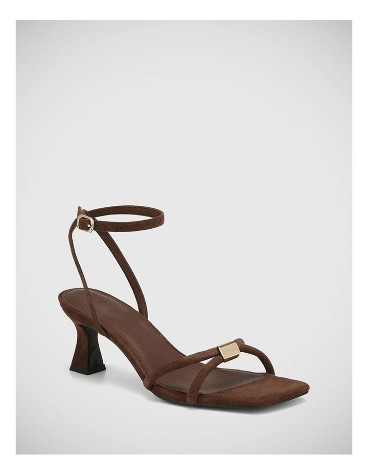 Kendall Suede Sandal in Espresso