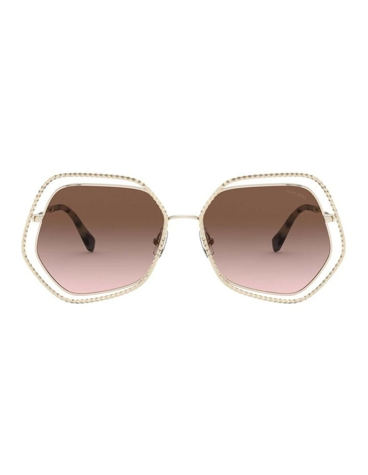 MU 58VS Special Project Gold Sunglasses