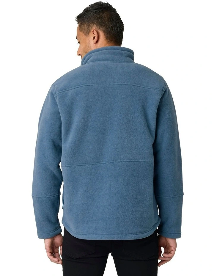 Lumber Fleece Jacket in Dusty Blue