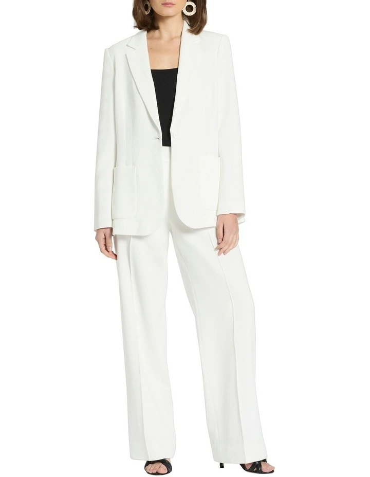 Dany Relaxed Blazer in Ivory