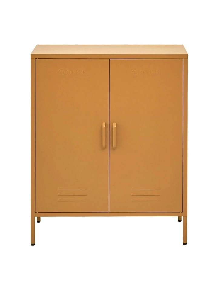 Buffet Sideboard Metal Cabinet - SWEETHEART in Yellow