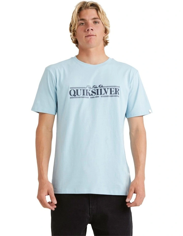 Gradient Lines Tee in Dream Blue