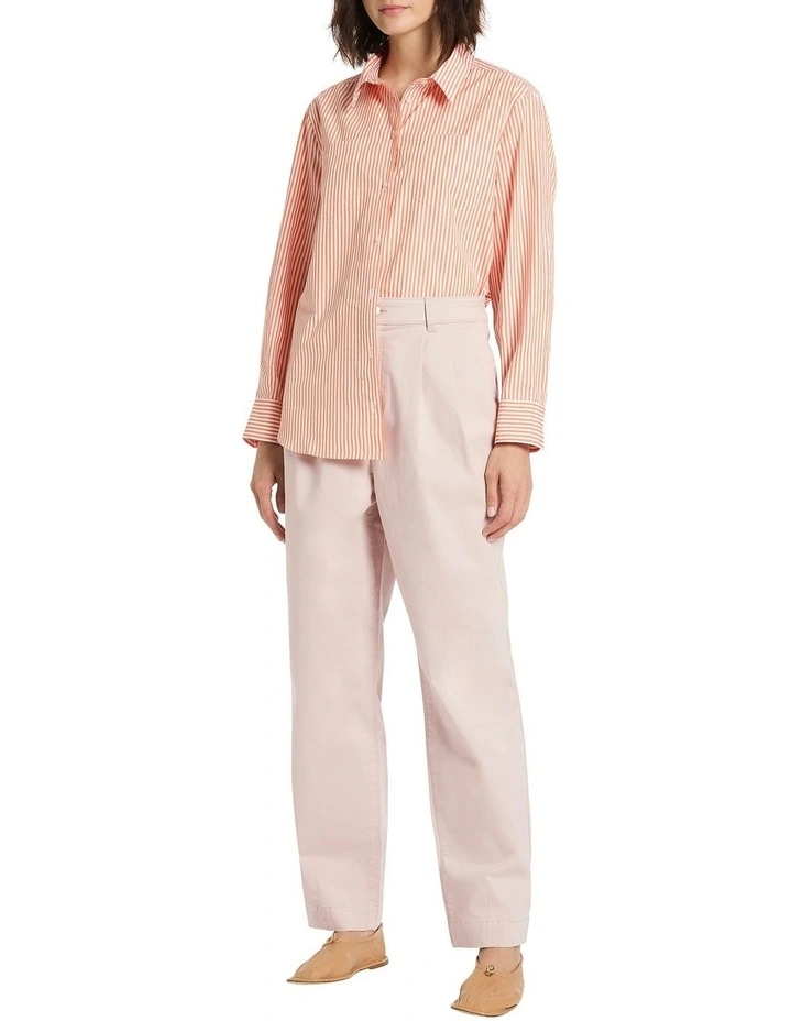 Sela Striped Overshirt in Jaffa/Ivory