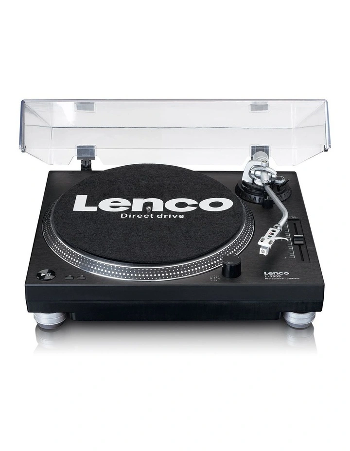 Professional Direct-Drive Turntable in Black